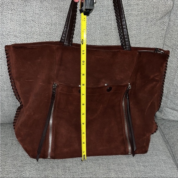 Gorgeous All Saints Fluer De Lis East West Suede Tote
Burgundy Handbag ! - Picture 4 of 10